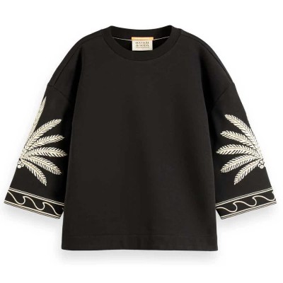 блуза,дамски,блузи,scotch,&,soda,177276,sweatshirt,black