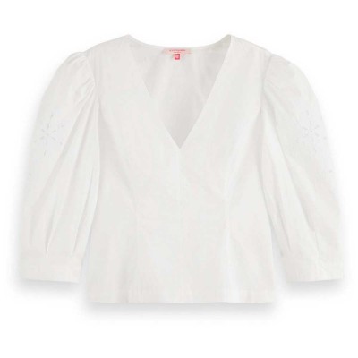 дамски,блузи,дамски,ризи,scotch,&,soda,anglaise,long,sleeve,blouse,white