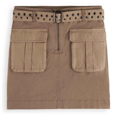 пола,дамски,поли,и,рокли,scotch,&,soda,cargo,short,skirt,brown