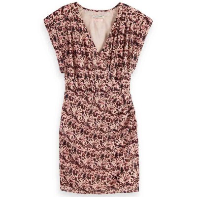 рокля,дамски,поли,и,рокли,scotch,&,soda,mini,wrap,long,sleeve,dress