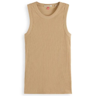 тениска,дамски,тениски,scotch,&,soda,racer,sleeveless,t,shirt,beige