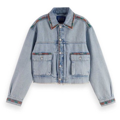 яке,дамски,якета,и,палта,scotch,&,soda,sea,star,denim,jacket,blue