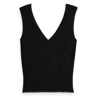 тениска,дамски,тениски,scotch,&,soda,tie,back,sleeveless,t,shirt,black