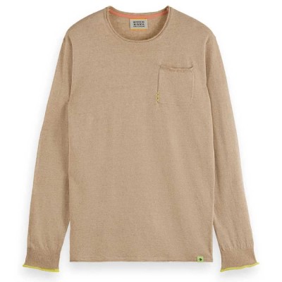 блуза,мъжки,пуловери,scotch,&,soda,177113,sweater,beige,(seastone)