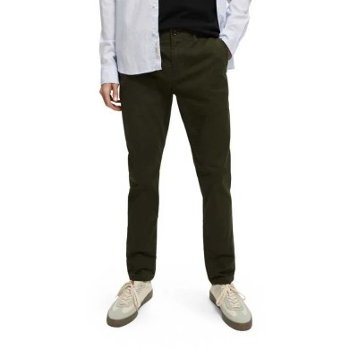 панталони,тип,чино,мъжки,панталони,scotch,&,soda,essentials,mott,super,slim,fit,chino,pants,military,(brown)