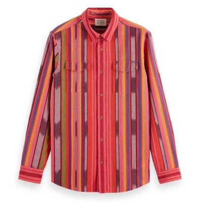 риза,с,дълъг,ръкав,мъжки,ризи,scotch,&,soda,space,long,sleeve,shirt,orange