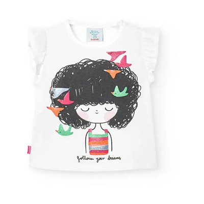 тениска,детски,тениски,boboli,218124,sleeveless,t,shirt,multicolor,(white)