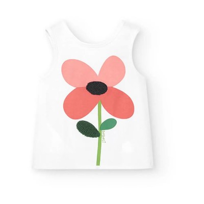 тениска,детски,тениски,boboli,228103,sleeveless,t,shirt,white,(off,white)