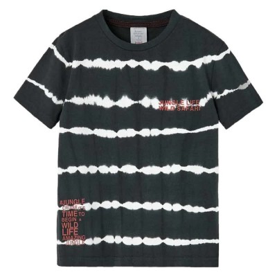 тениска,детски,тениски,boboli,518172,short,sleeve,t,shirt,grey,(anthracite)