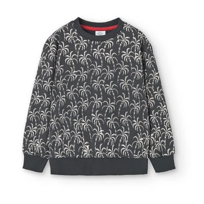 блуза,детски,блузи,boboli,518318,sweater,grey,(print)