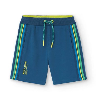къси,панталони,детски,панталони,boboli,528106,shorts,blue,(indigo)
