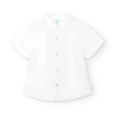 риза,с,къс,ръкав,детски,ризи,boboli,718062,short,sleeve,shirt,white,(white)