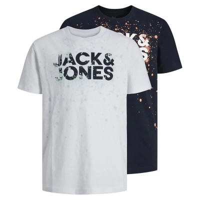 тениска,детски,тениски,jack,&,jones,splash,smu,short,sleeve,t,shirt,2,units,white,(dark,blue,pack,w,white)
