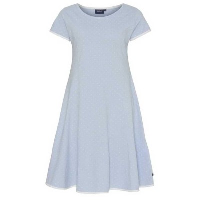рокля,дамски,поли,и,рокли,sea,ranch,dot,short,sleeve,long,dress,cashmere,blue,(blue)