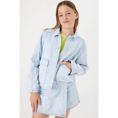 яке,детски,якета,и,палта,garcia,n42651,denim,jacket,blue,(bleached)