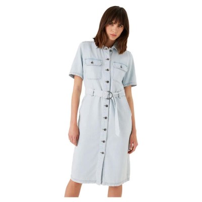 рокля,дамски,поли,и,рокли,garcia,o40084,short,sleeve,midi,dress,blue
