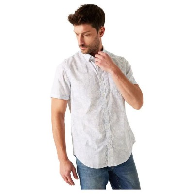 риза,с,къс,ръкав,мъжки,ризи,garcia,o41090,short,sleeve,shirt,white,(white)