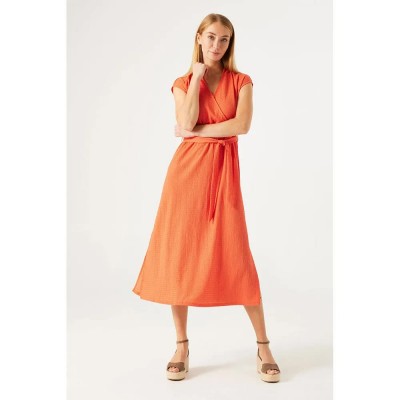 рокля,дамски,поли,и,рокли,garcia,p40284,sleeveless,midi,dress,emberglow,(orange)