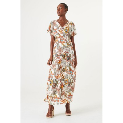 рокля,дамски,поли,и,рокли,garcia,q40087,short,sleeve,long,dress,multicolor