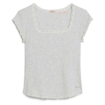 тениска,дамски,тениски,superdry,essential,square,neck,short,sleeve,t,shirt,grey,(glacier,grey,marl)