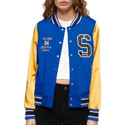 яке,дамски,якета,и,палта,superdry,luxe,varsity,jacket,blue,(mazarine,blue)