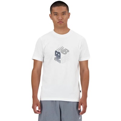 тениска,мъжки,тениски,new,balance,sport,box,logo,short,sleeve,t,shirt,white,(white)