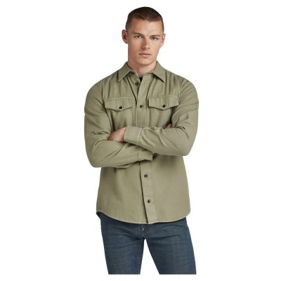 риза,с,дълъг,ръкав,мъжки,ризи,g,star,marine,long,sleeve,shirt,shamrock,gold,(beige)