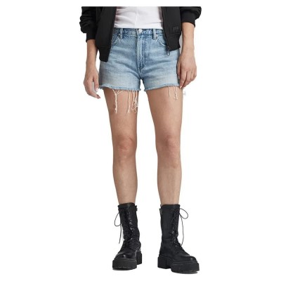 къси,панталони,дамски,панталони,g,star,true,edge,denim,shorts,sun,faded,cloudburst,(blue)