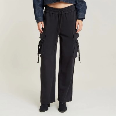 панталони,дамски,панталони,g,star,utility,loose,fit,pants,dark,black,gold,(black)