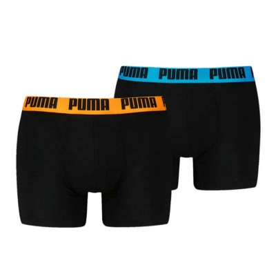 боксерки,мъжко,бельо,puma,everyday,basic,boxers,2,units,black,pop,(multicolor)