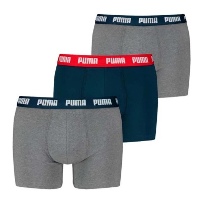боксерки,мъжко,бельо,puma,everyday,boxers,3,units,grey,navy,red,combo,(multicolor)