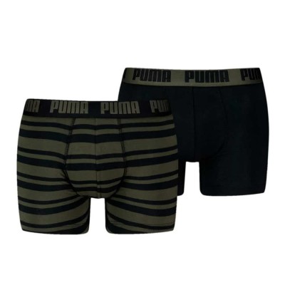 боксерки,мъжко,бельо,puma,everyday,heritage,stripe,boxers,2,units,multicolor,(forest,night,tonal)