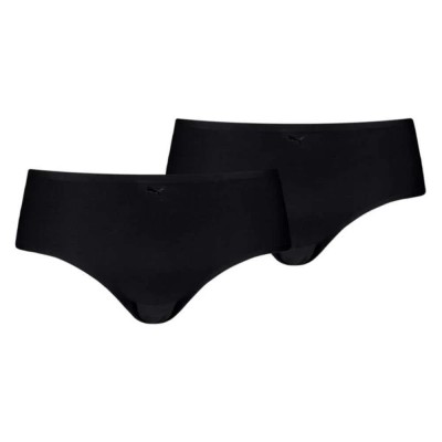 дамско,бельо,дамски,бикини,и,танкини,puma,hipster,hang,panties,2,units,black,(black)
