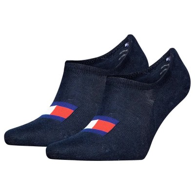 чорапи,мъжки,чорапи,tommy,hilfiger,flag,no,show,socks,2,pairs,dark,navy,(blue)