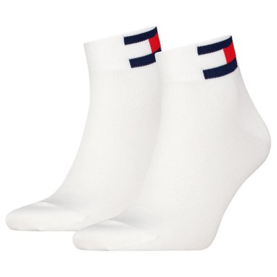 чорапи,мъжки,чорапи,tommy,hilfiger,flag,quarter,short,socks,2,pairs,white