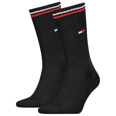 чорапи,мъжки,чорапи,tommy,hilfiger,iconic,crew,socks,2,pairs,black