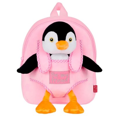раница,раници,perletti,peggie,penguin,backpack,pink,(multicolour)