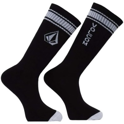 чорапи,мъжки,чорапи,volcom,high,stripe,socks,black,(black)