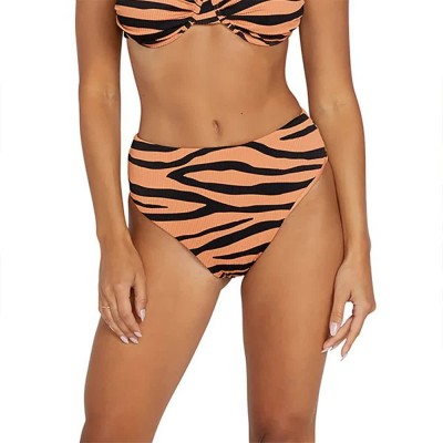 дамски,бански,костюми,volcom,keep,up,bikini,bottom,brown,black,(wild,ginger)