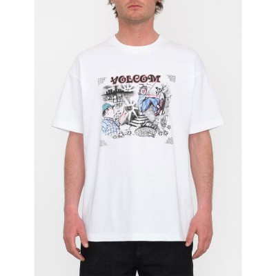тениска,мъжки,тениски,volcom,street,keutchi,short,sleeve,crew,neck,t,shirt,white