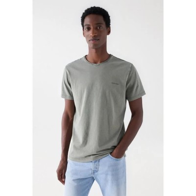 тениска,мъжки,тениски,salsa,jeans,edge,slim,fit,short,sleeve,t,shirt,grey,(medium,green)