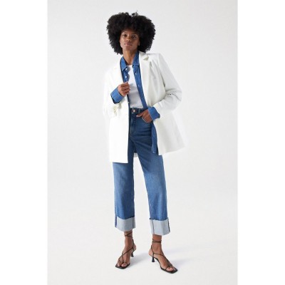 дънки,дамски,панталони,salsa,jeans,faith,with,cuff,jeans,beige