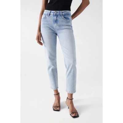 дънки,мъжки,панталони,дамски,панталони,salsa,jeans,true,cropped,slim,fit,jeans,blue,(light,wash)
