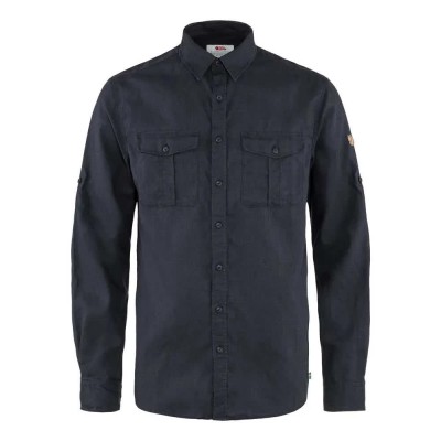 риза,с,дълъг,ръкав,мъжки,ризи,fjällräven,Övik,travel,long,sleeve,shirt,blue,(dark,navy)