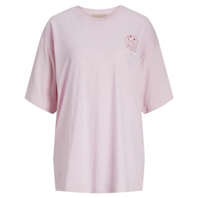 тениска,дамски,тениски,jack,&,jones,jade,loose,short,sleeve,t,shirt,pink,(pink,lady)