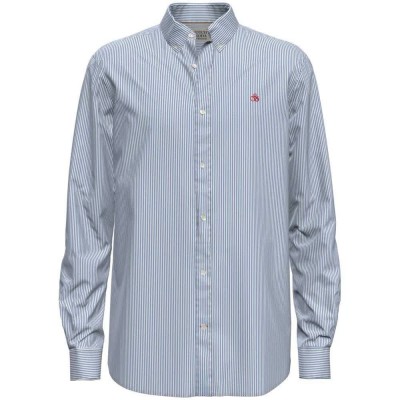 риза,с,дълъг,ръкав,мъжки,ризи,scotch,&,soda,essential,oxford,long,sleeve,shirt,blue,(shirt,blue,tile,blue,stripe)