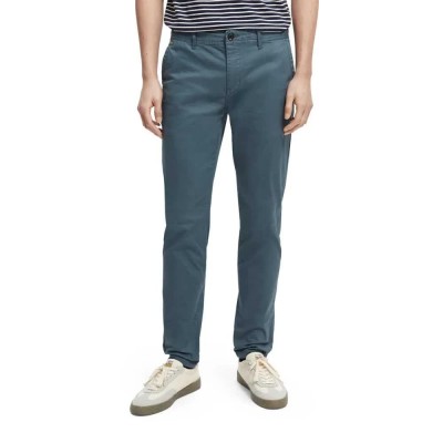 панталони,тип,чино,мъжки,панталони,scotch,&,soda,essentials,mott,super,slim,fit,chino,pants,steel,(blue)