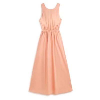 рокля,дамски,поли,и,рокли,ecoalf,galena,sleeveless,long,dress,soft,coral,(orange)