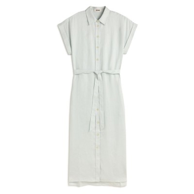 рокля,дамски,поли,и,рокли,ecoalf,amatista,long,sleeve,long,dress,white