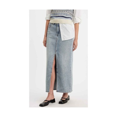 пола,дамски,поли,и,рокли,levi´s,ankle,column,skirt,grey